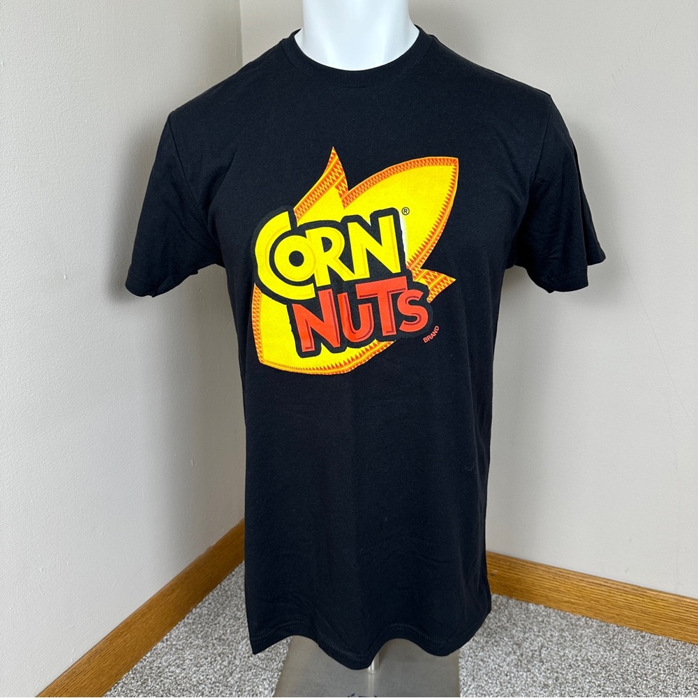 Corn Nuts Black Short Sleeve Graphic Tee T-Shirt